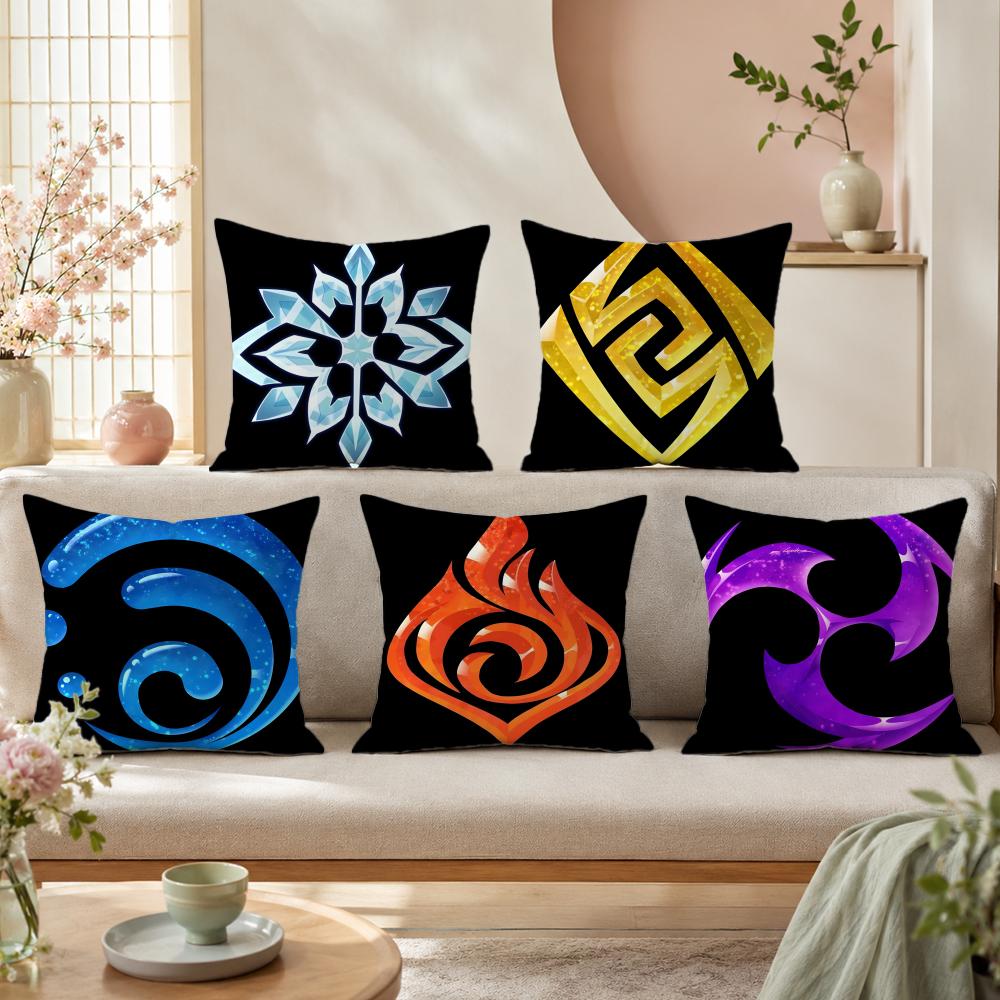 Home Textiles Premium - Originele God Elements Kussensloop Premium Linnen