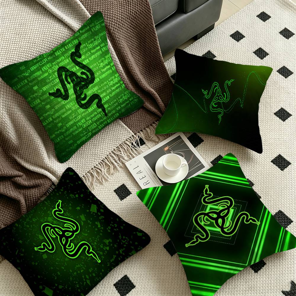 Home Textiles Logo - R-RAZER Logo Kussenslopen Huisbeddengoed Decoratieve kussensloop