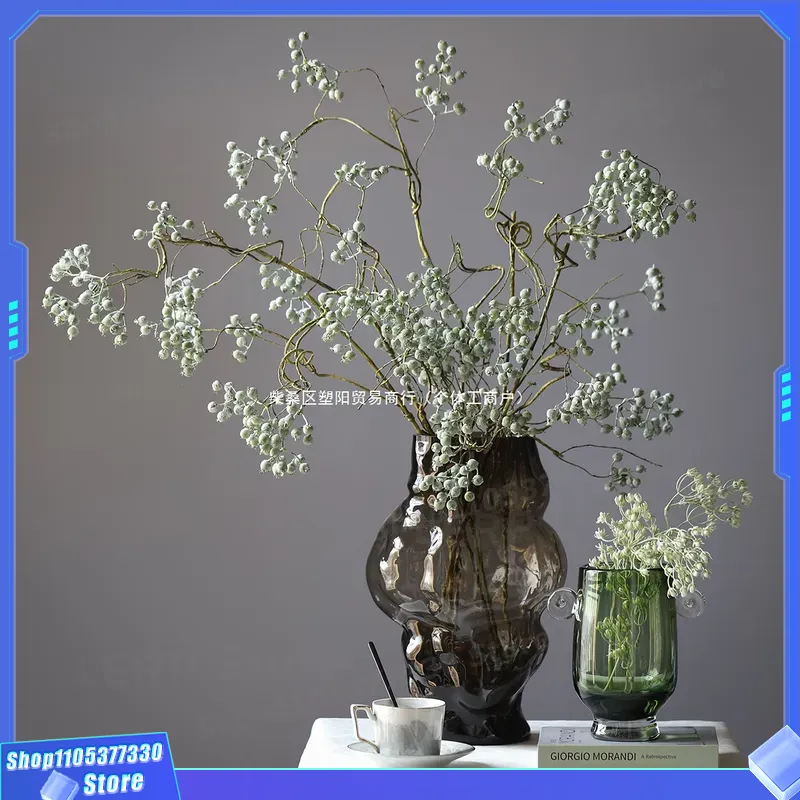 Home Textiles And Furnishing - Grote Wabi Sabi-stijl bloemenvaas, woondecoratie, zachte