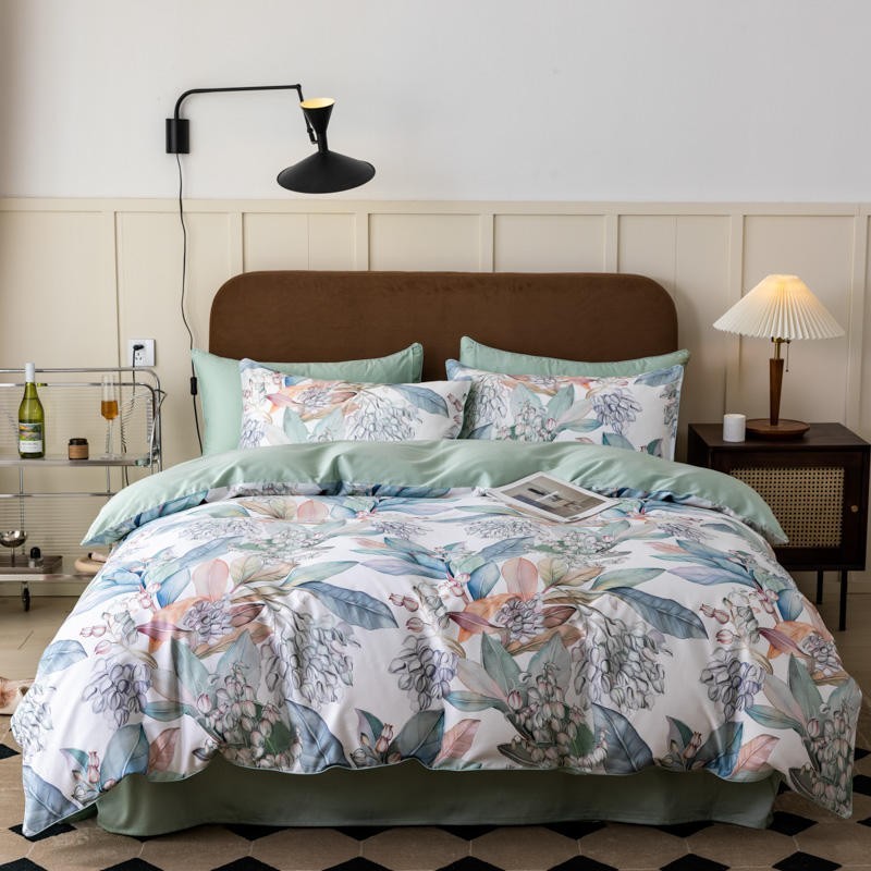 Home Textiles Premium - 100% Egyptisch Katoen Levendige Tropische Bladeren