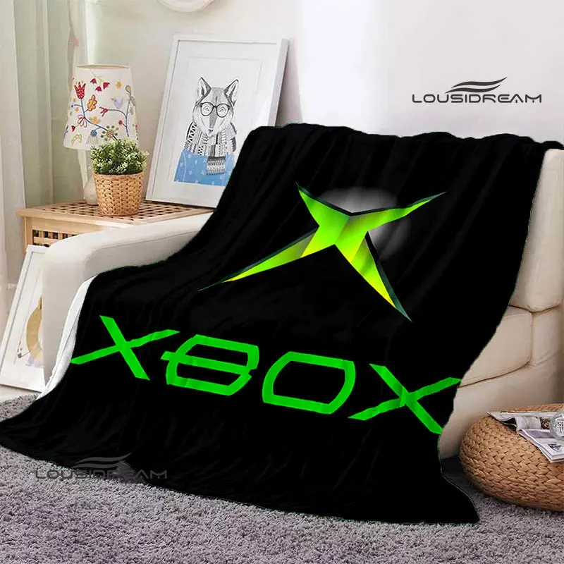 Home Textiles Logo - Xbox Logo Fleece Deken Zacht Gaming