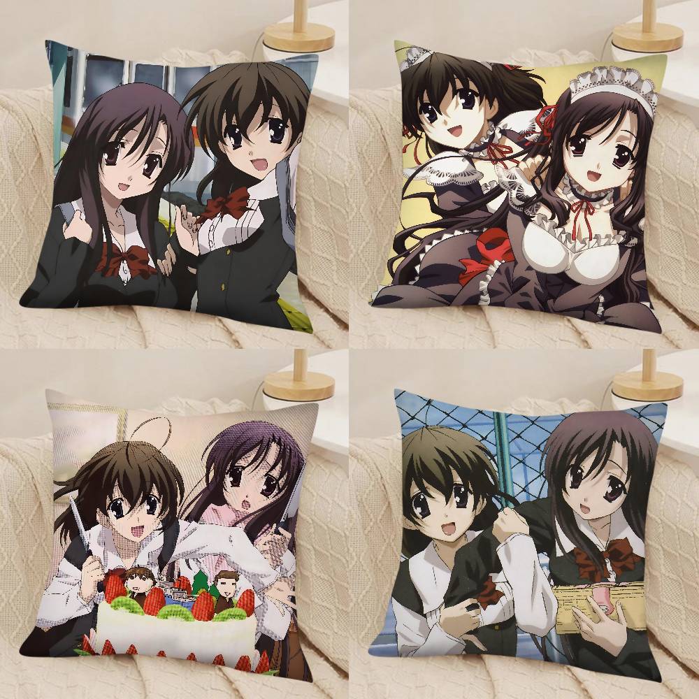 Home Fashion Textiles - Anime S-School Days Katsura Kotonoha Kussensloop