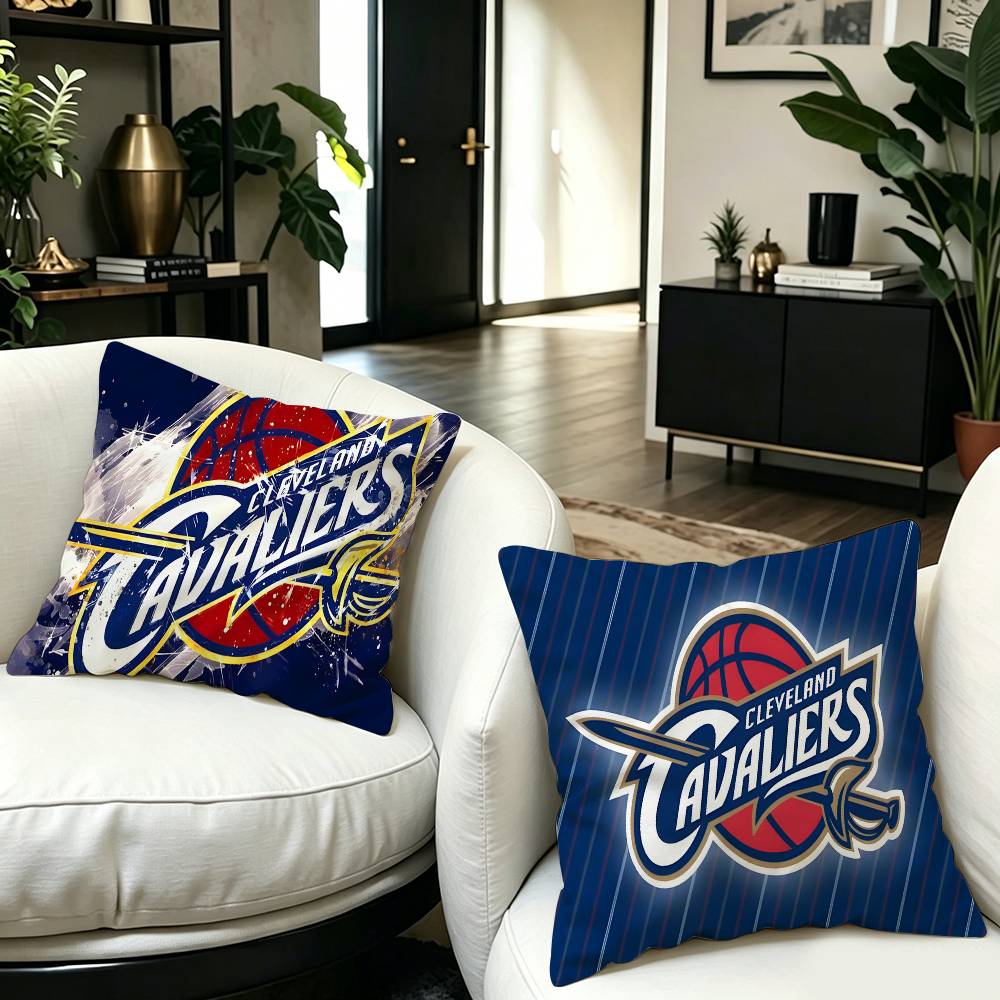 Home Textiles Inc - C-Cleveland C-Cavaliers logo Gepersonaliseerde Kussenhoes Kinderkamer