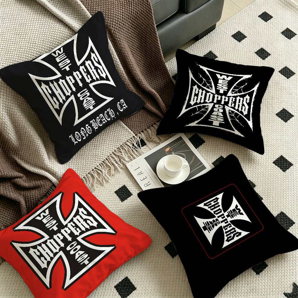 Home Textiles And Furnishing - West C-Coast C-Choppers Kussen Geschenken Thuiskantoor