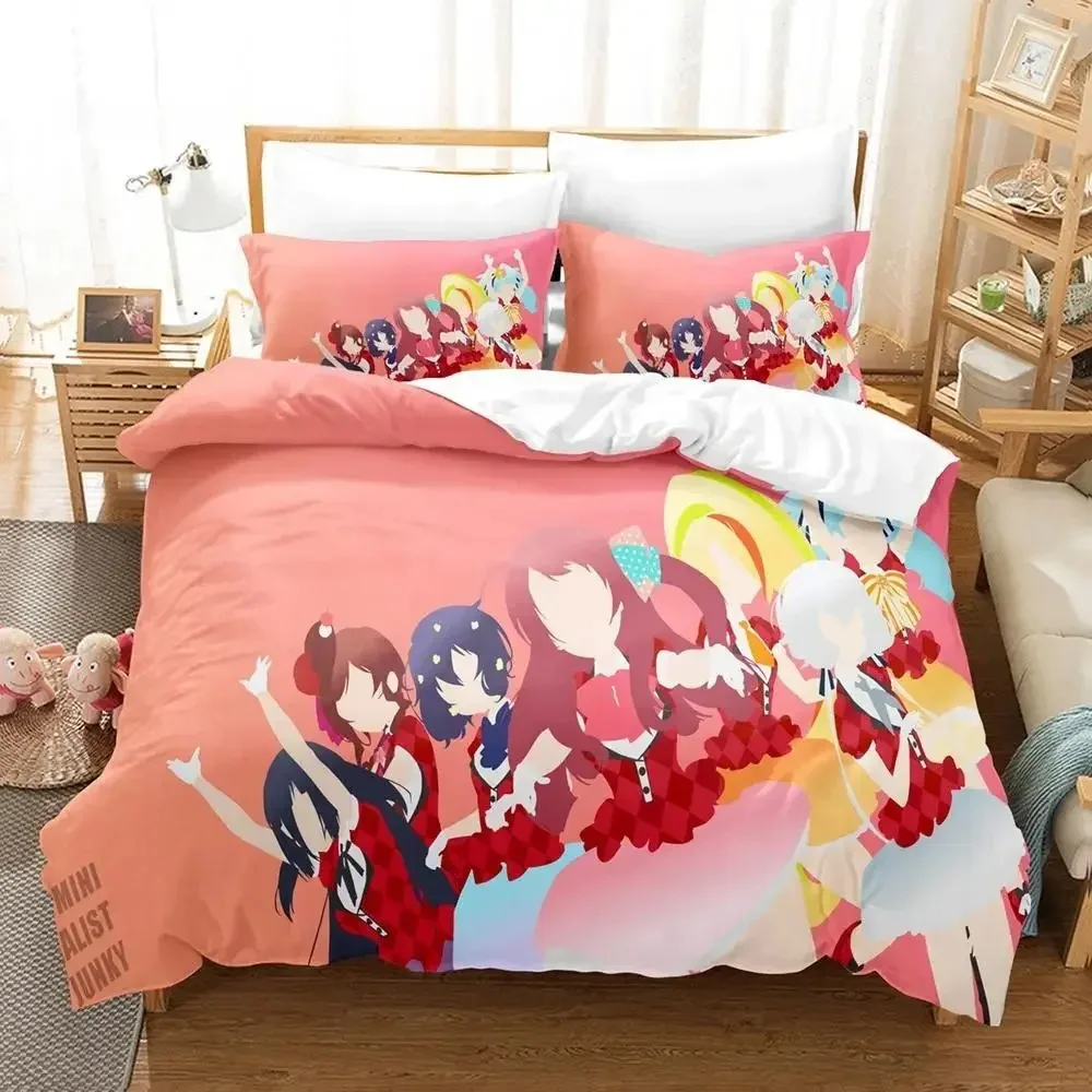 Home Landing Textiles - Zombie Land Saga Comfortabel dekbedovertrek Kussensloop