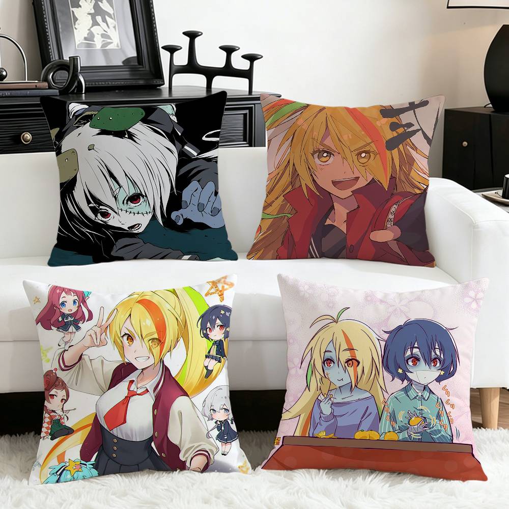Home Landing Textiles - Anime ZOMBIE-LAND-SAGA Diverse maten vierkante kussensloop