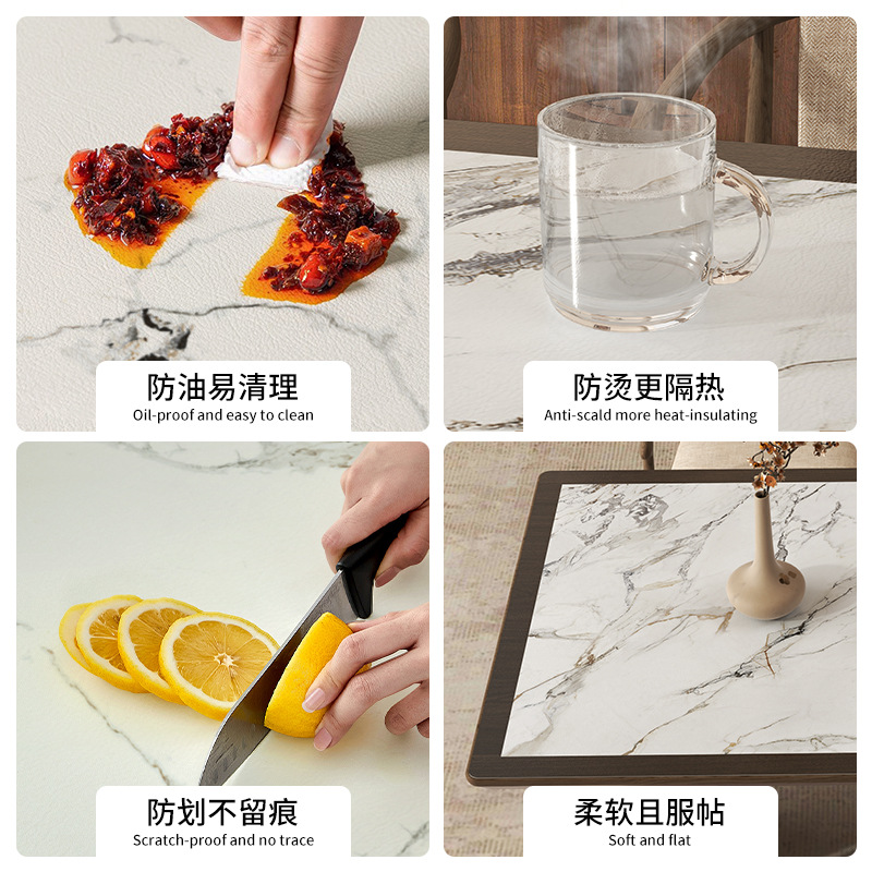 Premium marmeren patroon tafel - Home Textiles Premium recensie en prijs