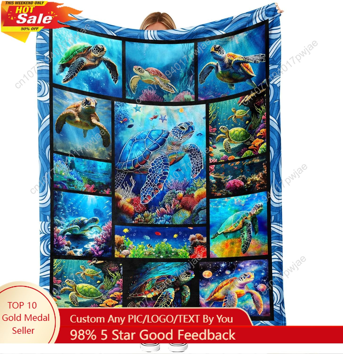 Zeeschildpad Flanel Gooi Deken - Home Textiles Blanket recensie en prijs