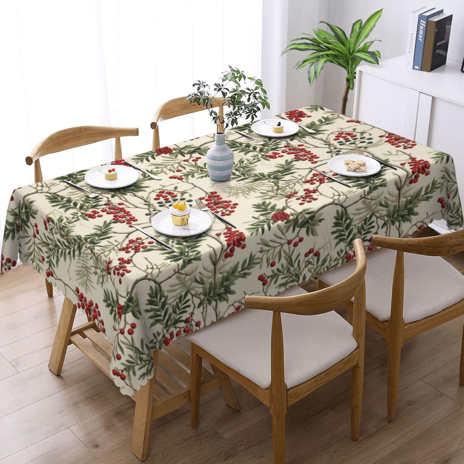 Aquarel Holly Berry kersttafel - Home Textiles Premium recensie en prijs