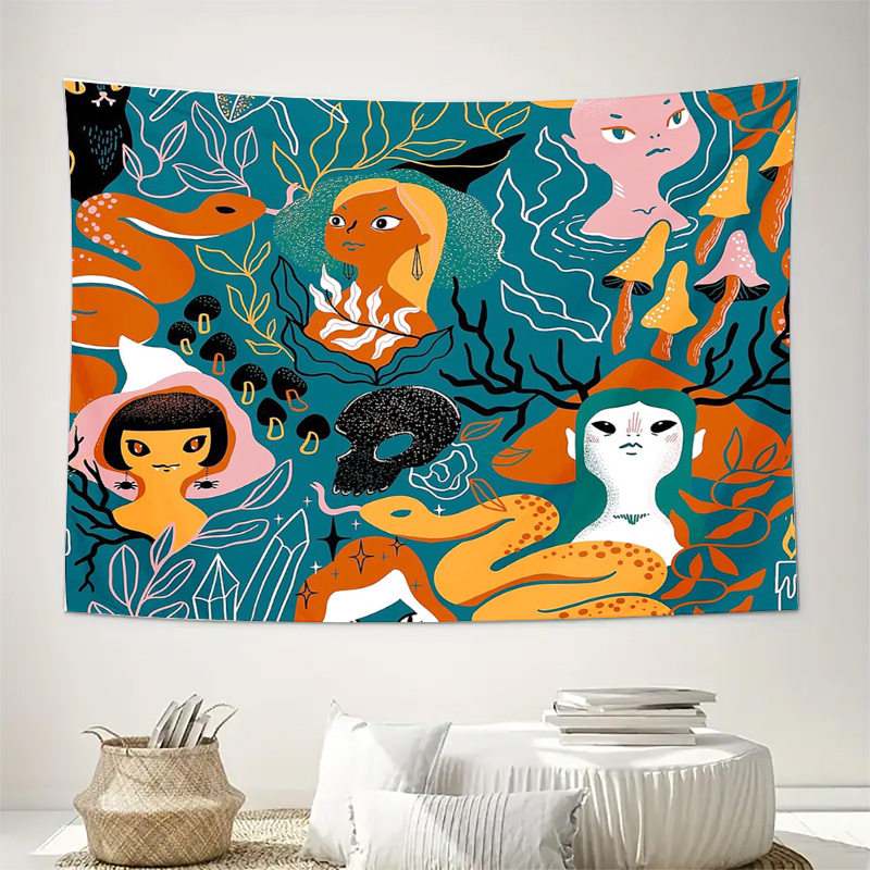 Dromerig bos tapijt muur opkno - Home Landing Textiles recensie en prijs