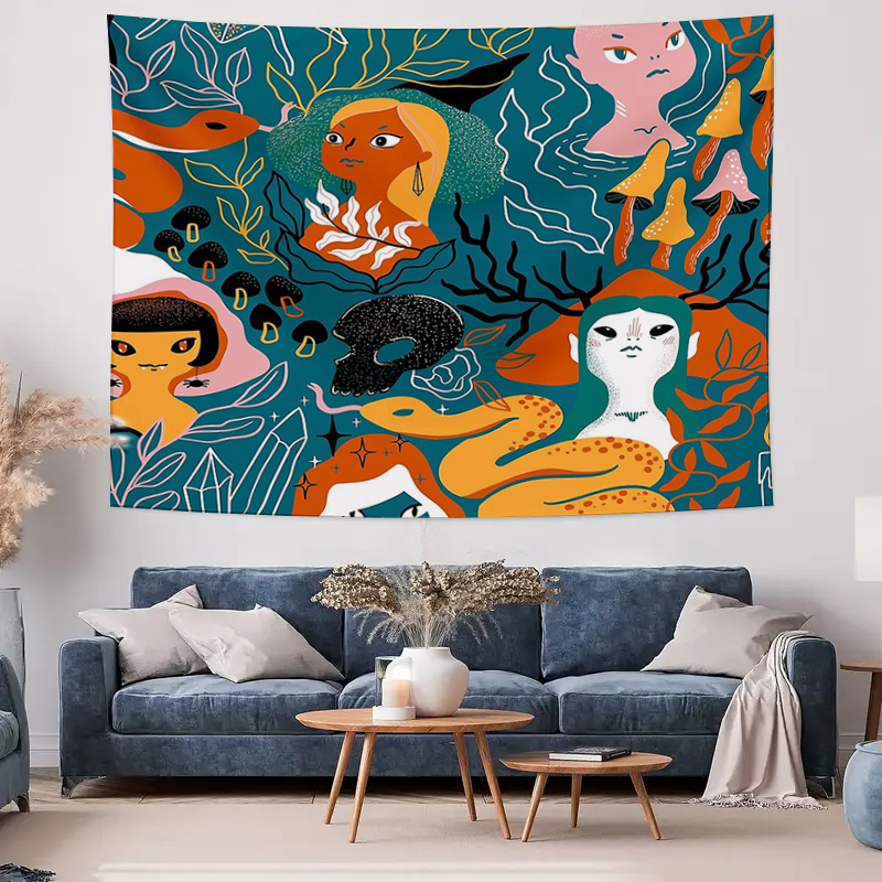Dromerig bos tapijt muur opkno - Home Landing Textiles recensie en prijs