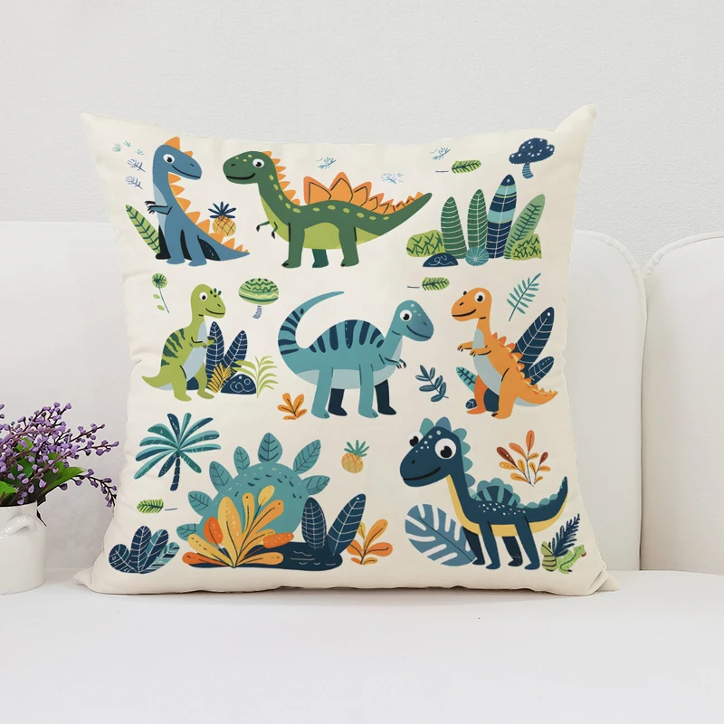 Dinosaur Land throw pillow cov - Home Landing Textiles recensie en prijs