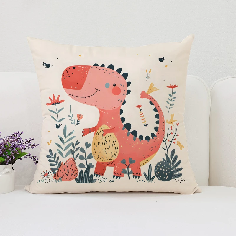 Dinosaur Land throw pillow cov - Home Landing Textiles recensie en prijs