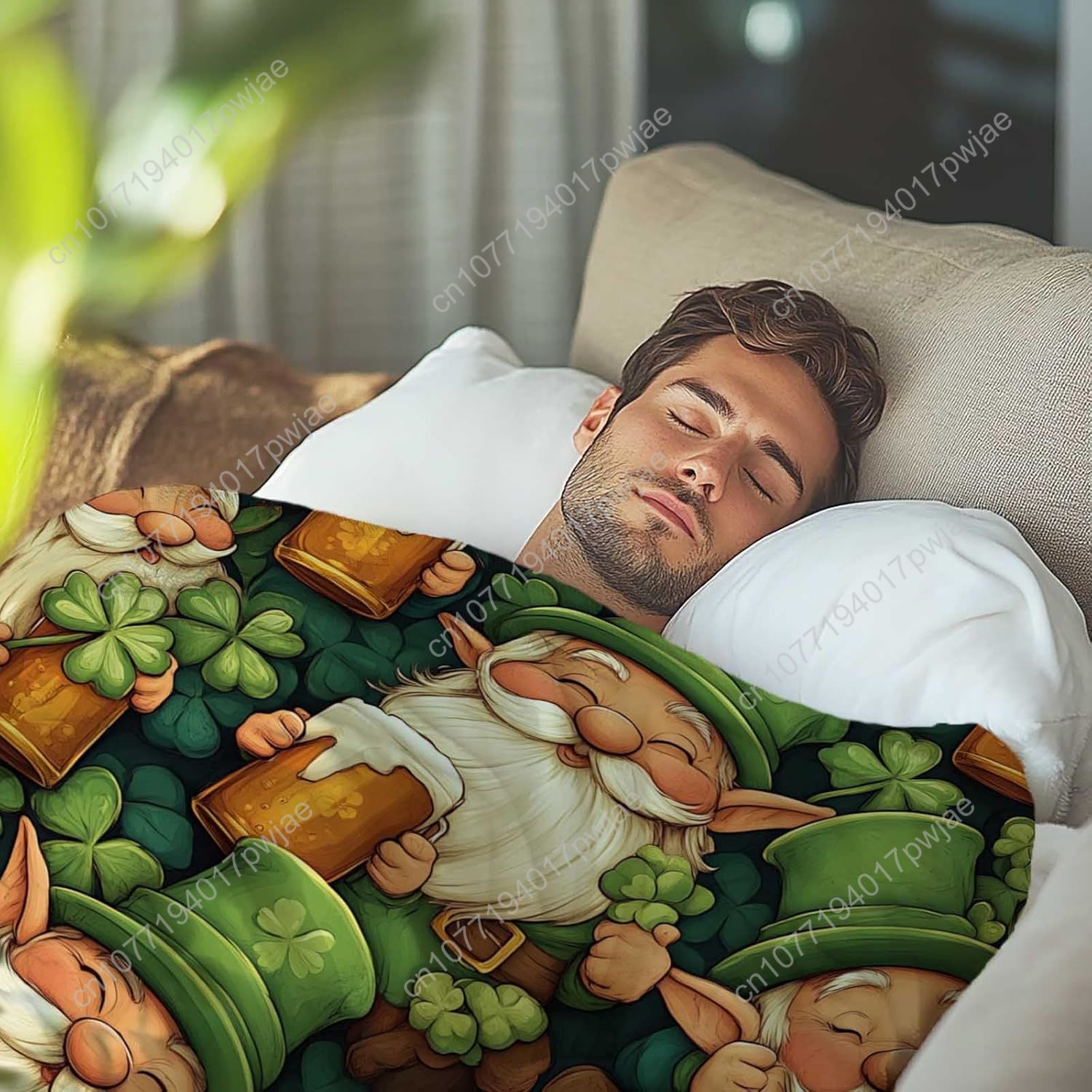 St. Patrick's Day Gnome gooien - Home Textiles Blanket recensie en prijs